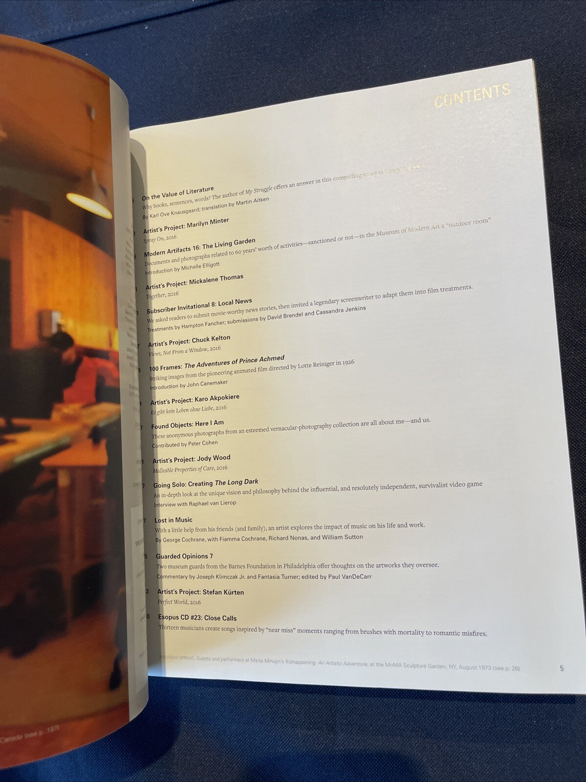 Esopus Magazine Number 23  Spring 2016 With CD Premium￼ Subscriber Edition￼