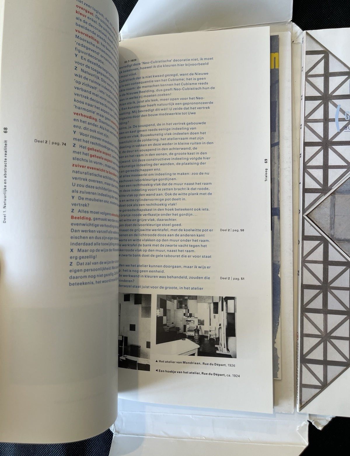 Piet Mondriaan 1994 Exhibition Catalogue Set w/ 2 Booklets De Stijl  The Hague
