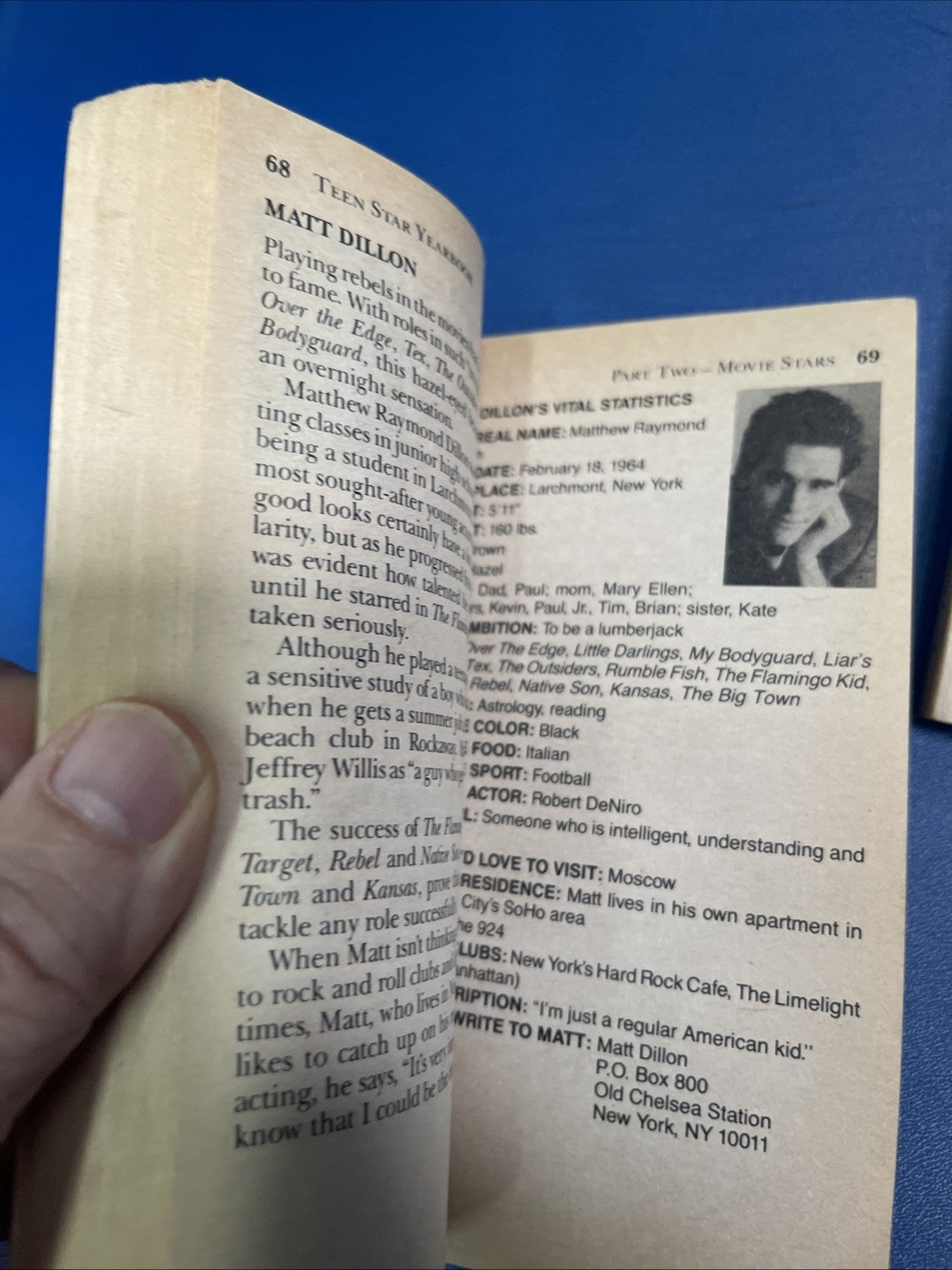 Teen Star Yearbook By Grace Catalano 1988 Paperback Book Johnny Depp ~ Bon Jovi