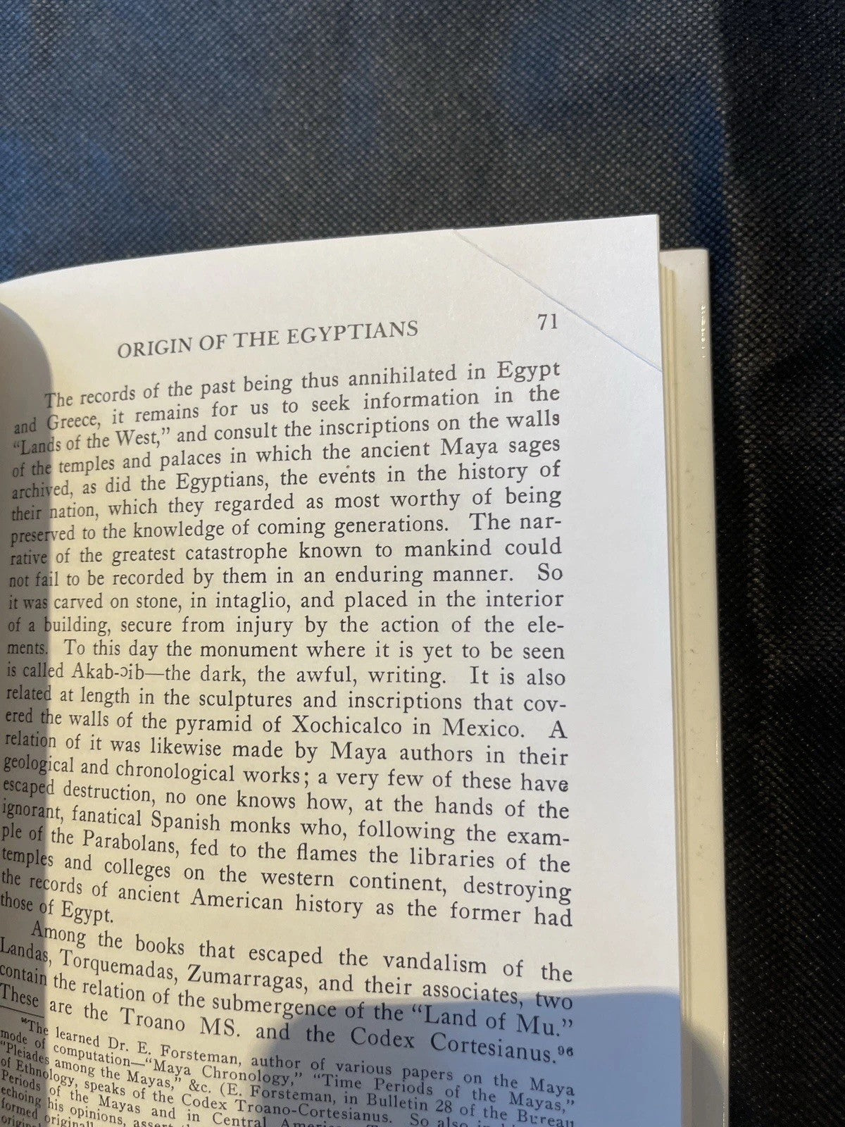 The Origin of the Egyptians byLe Plongeon - Manly P. Hall 1st ed of 2000 copies