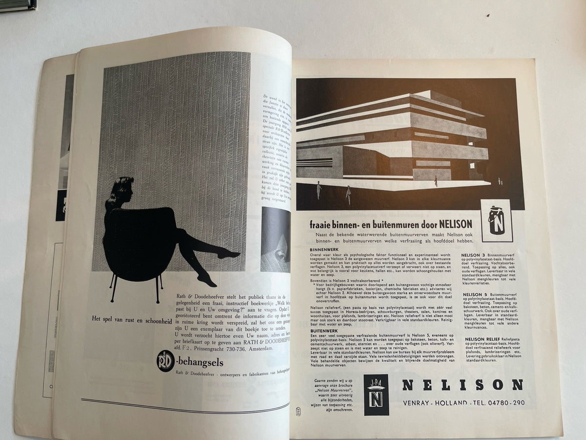 FORUM – RARE! March 1958 Dutch Architecture & Design Mag RIetveld Corbusier