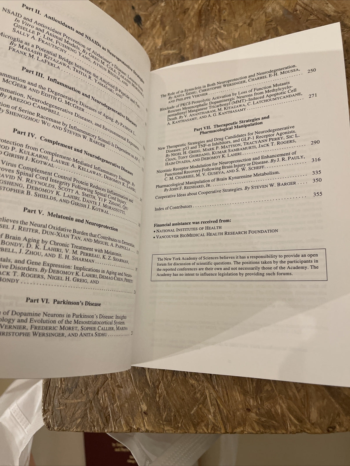Protective Strategies For Neurodegenerative Diseases (Annals of the New York Aca