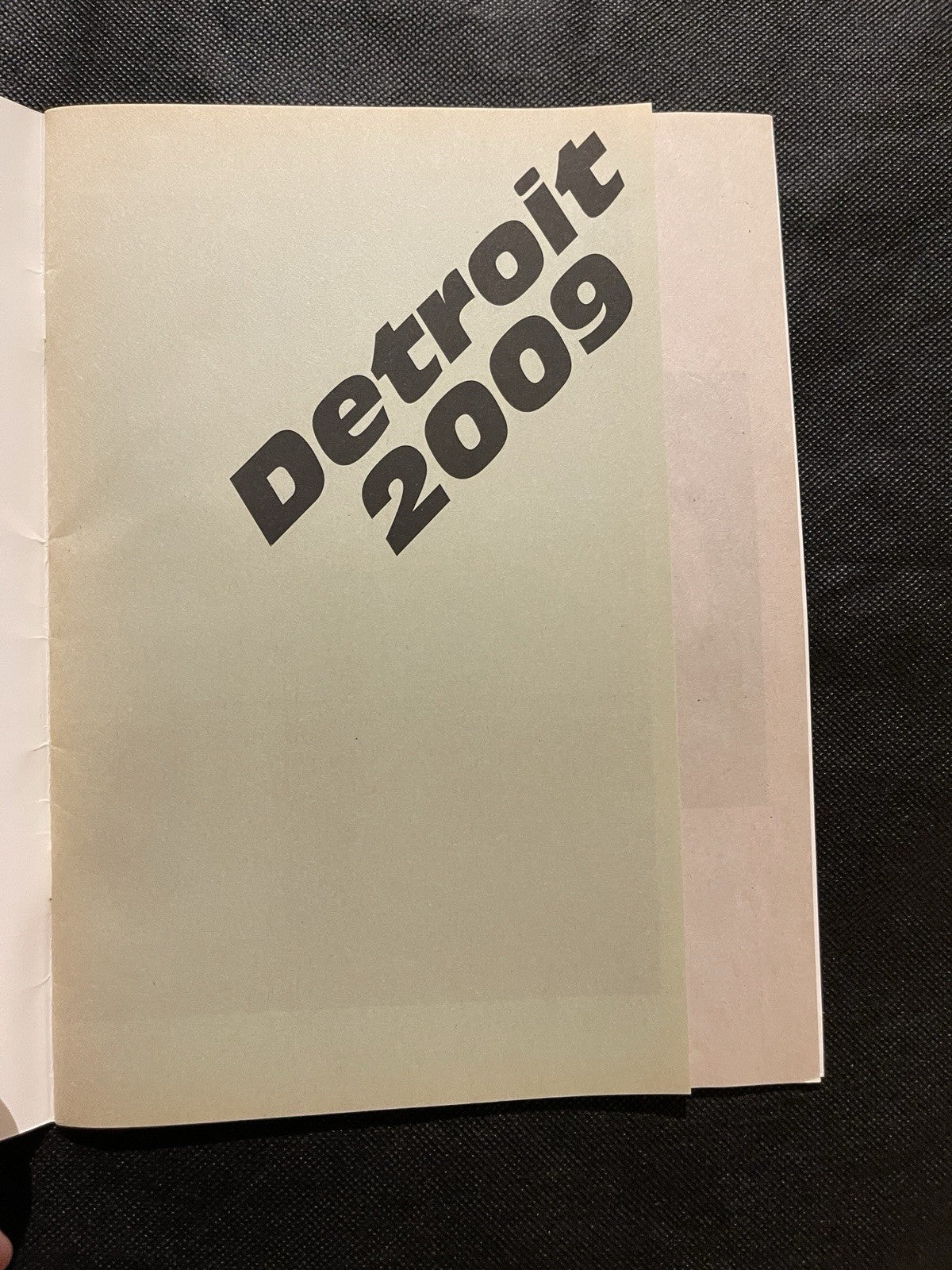 Ari Marcopoulos Detroit 2009 Zine Rare Street Photography Edition Of 500