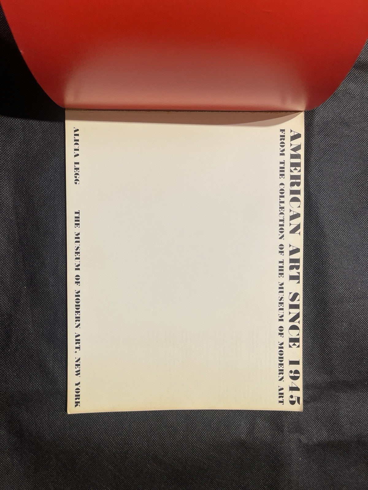 Museum of Modern Art American Art Since 1945 by Alicia Legg HC Illustrated