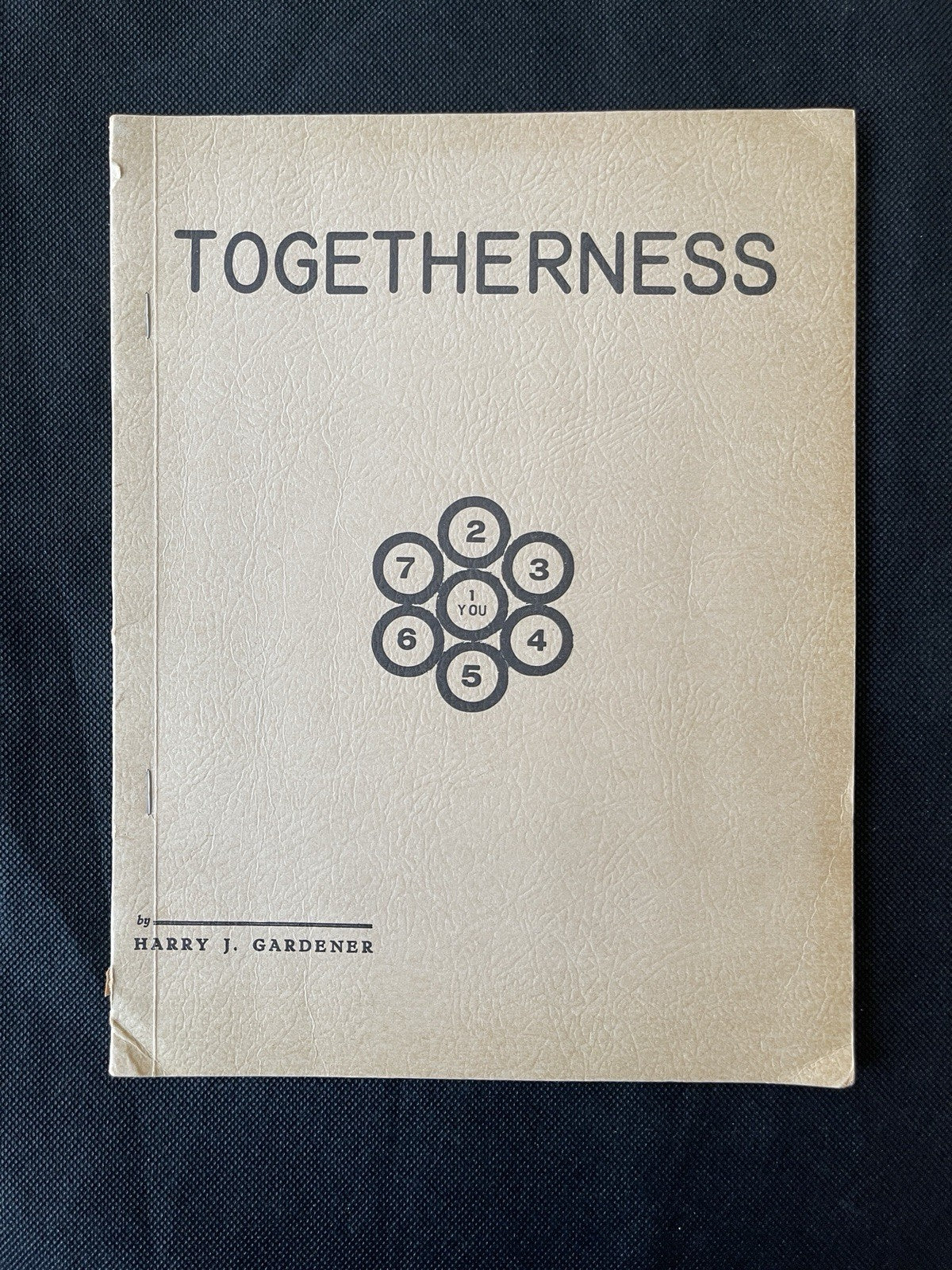 Togetherness. Harry J. Gardener. First Edition. 1967 Metaphysical Course Manual.