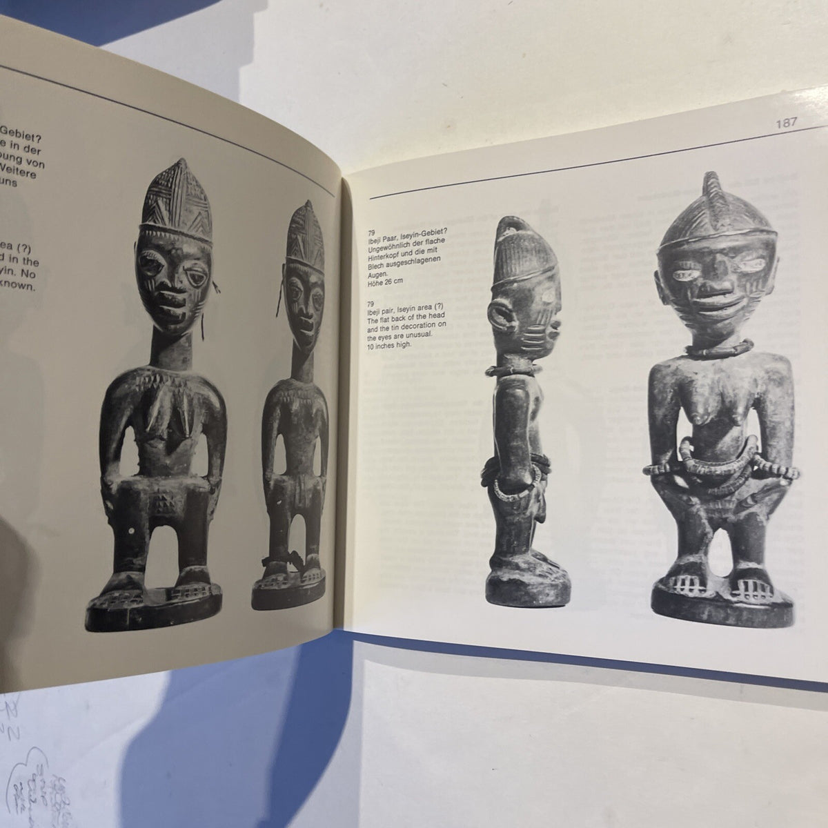 Ibeji Twin Figures of the Yoruba by Stoll 1980 Mint Condition
