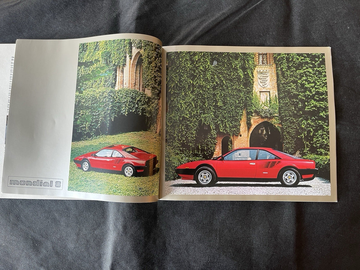 1981 Ferrari Mondial 8 US Version Original Sales Brochure 220/81 Pininfarina
