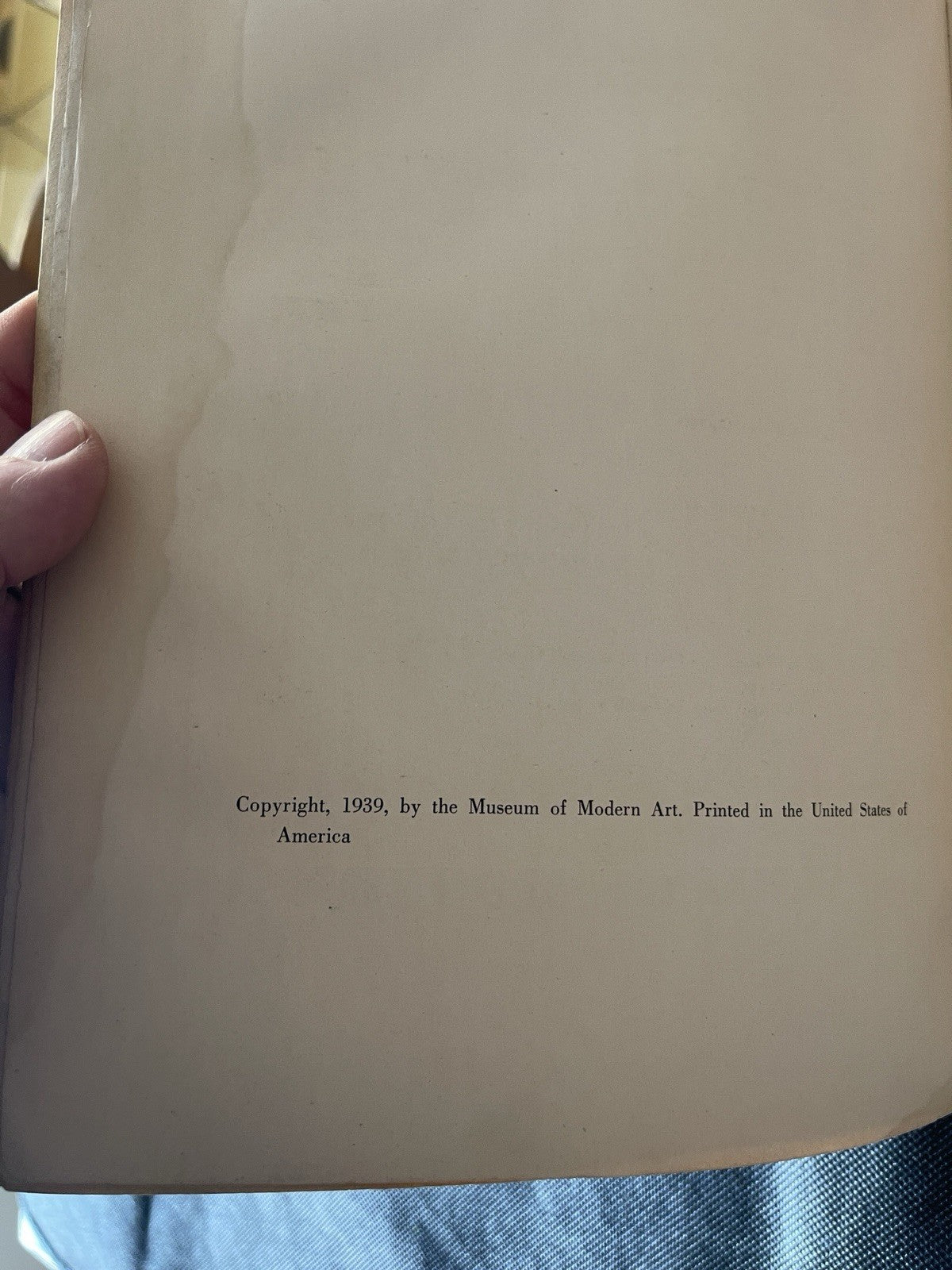 Museum of Modern Art Art in Our Time 10th Anniversary Exhibition Catalog 1939