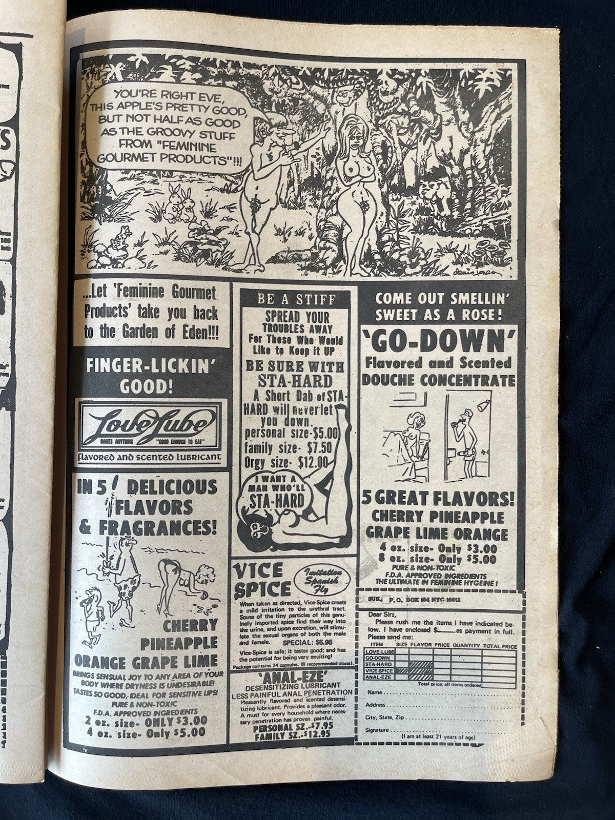 RARE 1971 UNDERGROUND Newspaper, "KISS", EAST VILLAGE OTHER, Vol 3, No 5