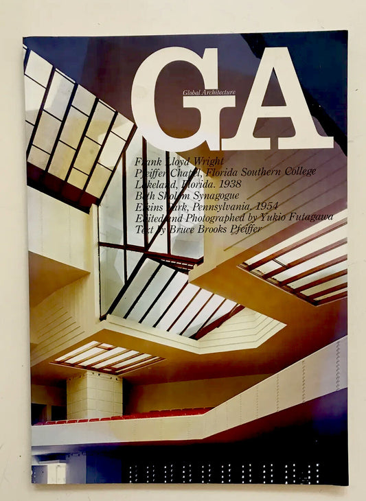 GA Global Architecture 40: Frank Lloyd Wright, Rare vintage Magazine  1976