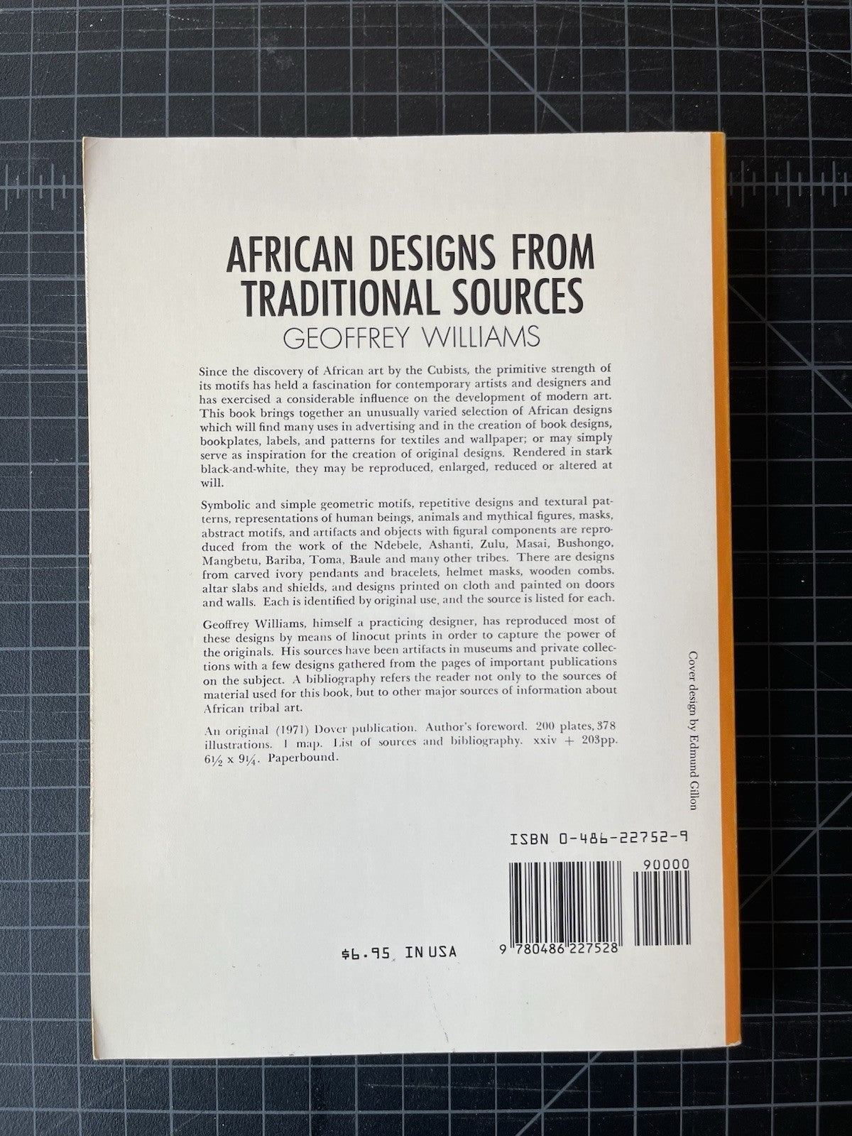 Geoffrey Williams African Designs from Traditional Sources (Paperback)
