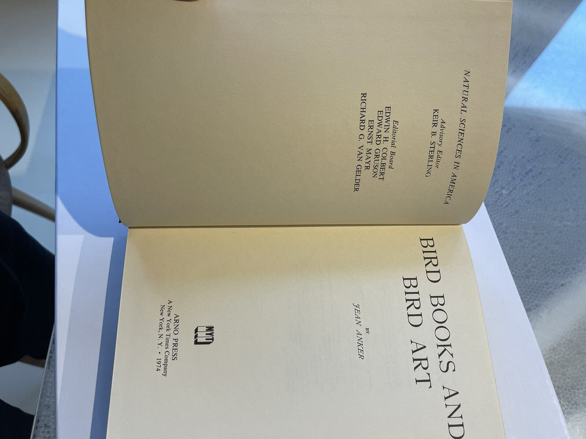 JEAN ANKER / BIRD BOOKS AND BIRD ART An outline of the literary history ed.1974