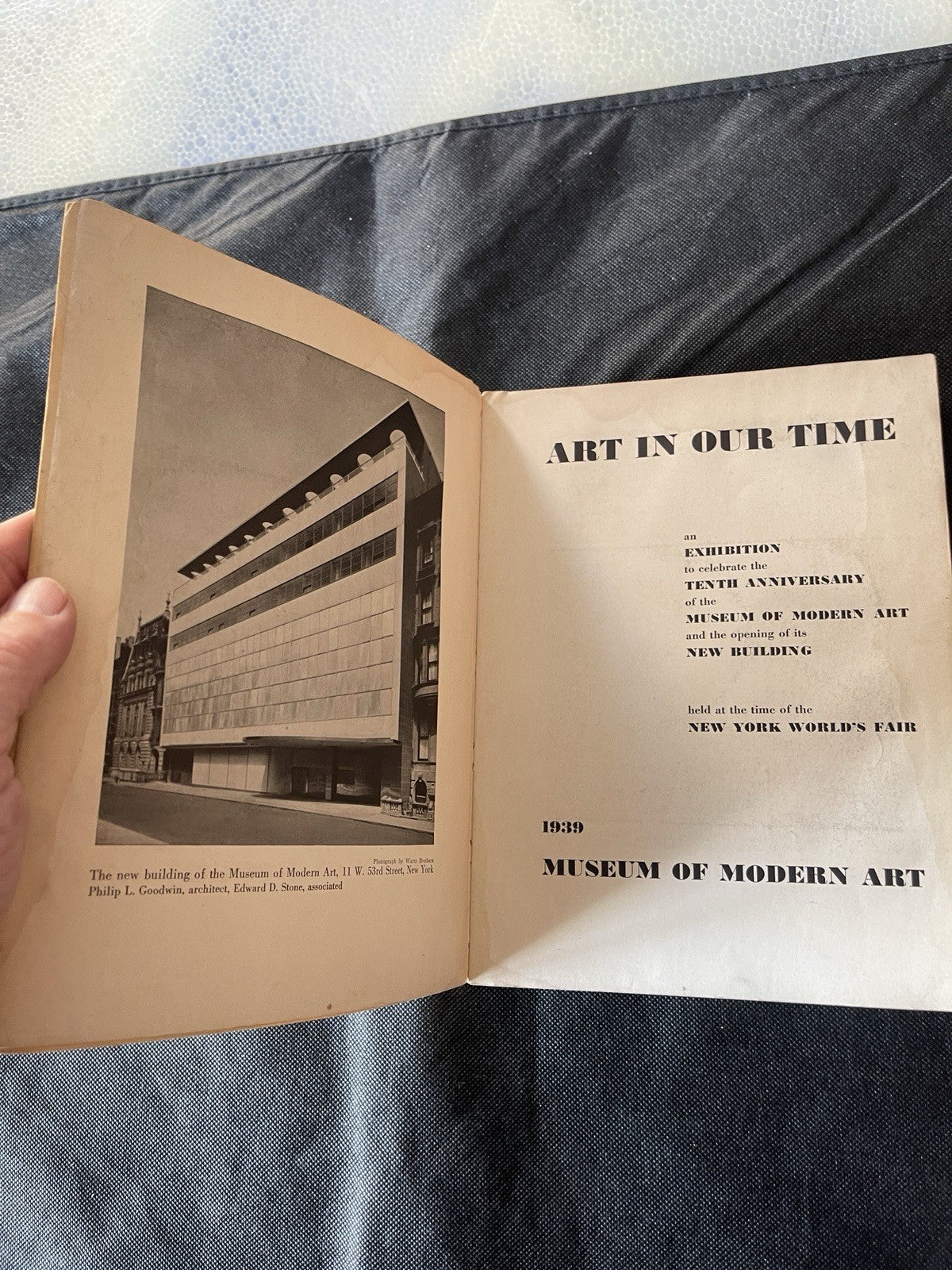 Museum of Modern Art Art in Our Time 10th Anniversary Exhibition Catalog 1939