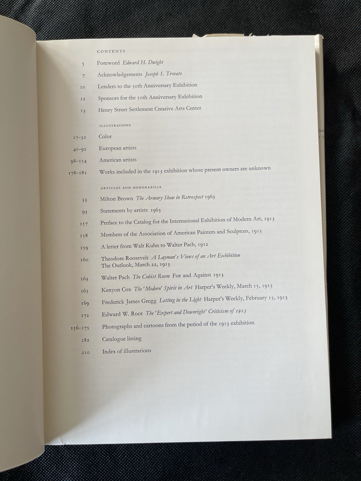 1913 Armory Show 50th Anniversary Exhibition 1963 HC/DJ Munson-Williams-Proctor