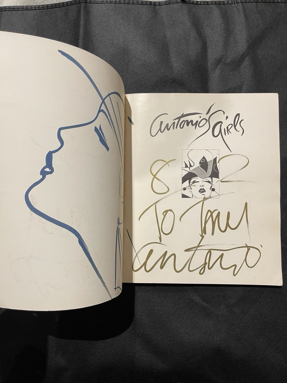 Antonio's Girls [signed with original portrait drawing]