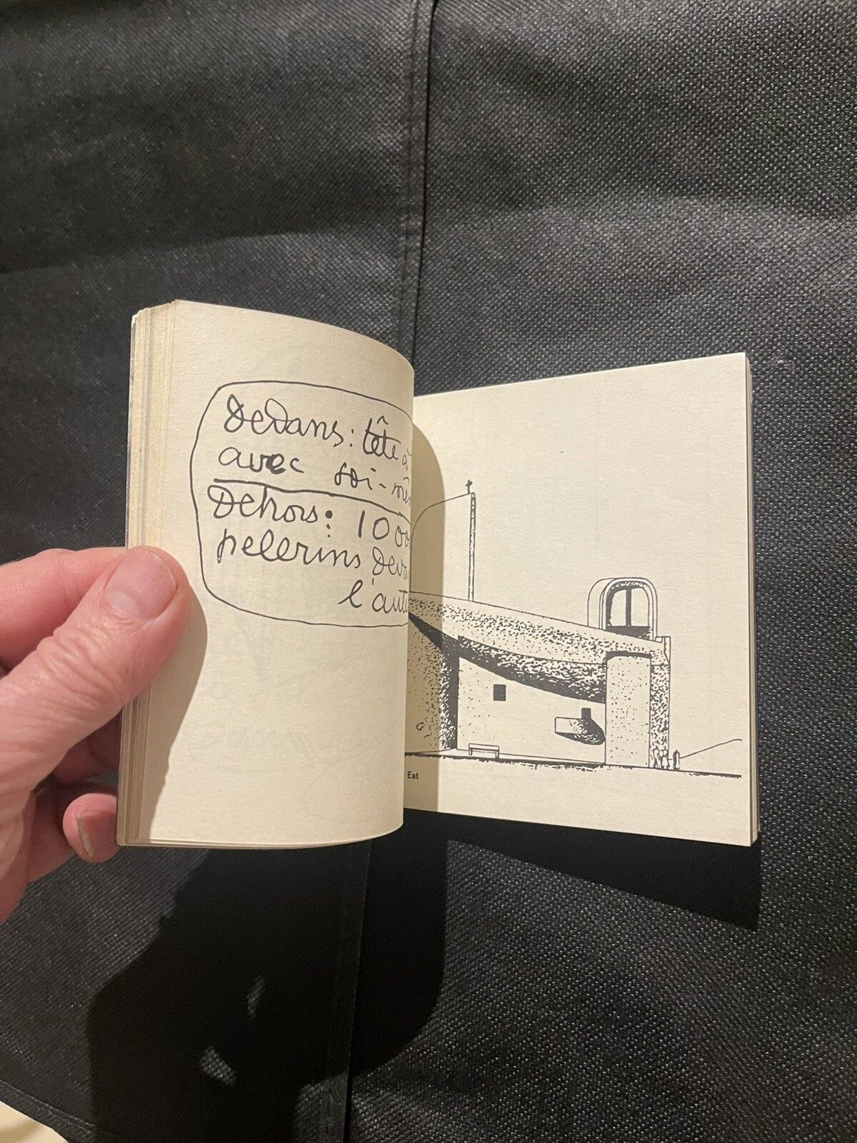 Le Corbusier Textes Et Dessins Pour Ronchamp 1982 original french ed. Notre Dame