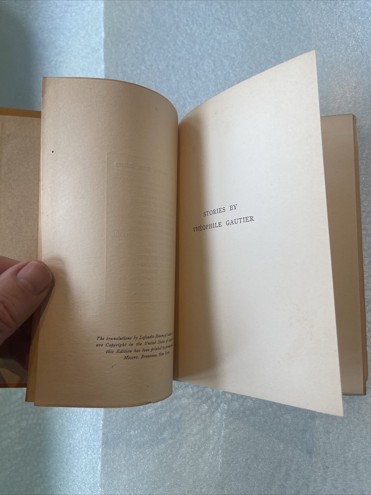 STORIES BY GAUTIER  World's Story Tellers Ed. by Arthur Ransome Dutton 1908