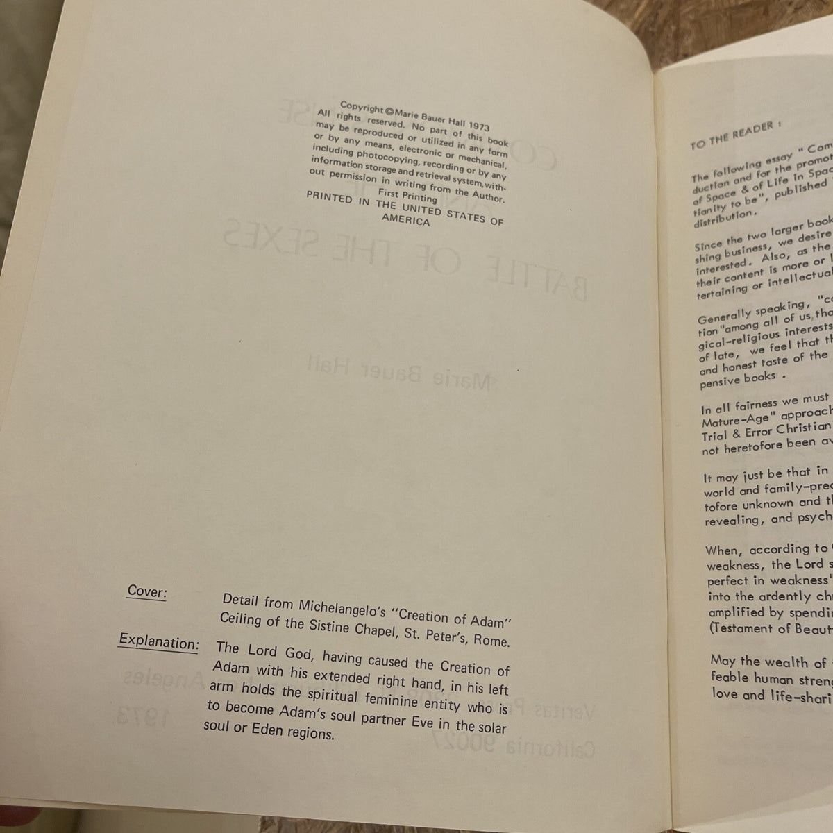 common sense and the battle of the sexes  by Marie Bauer Hall