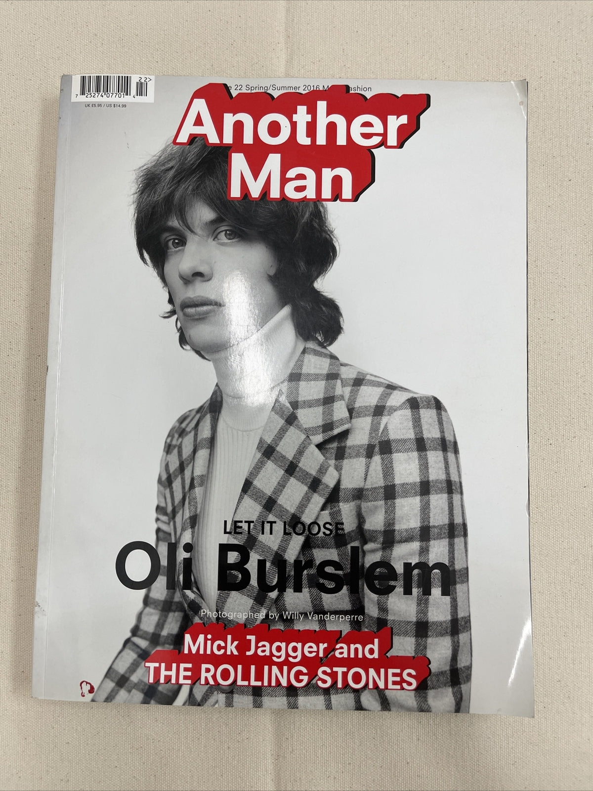 MAGAZINE - Another Man #22 Spring / Summer 2016 Oli Burslem Mick Jagger