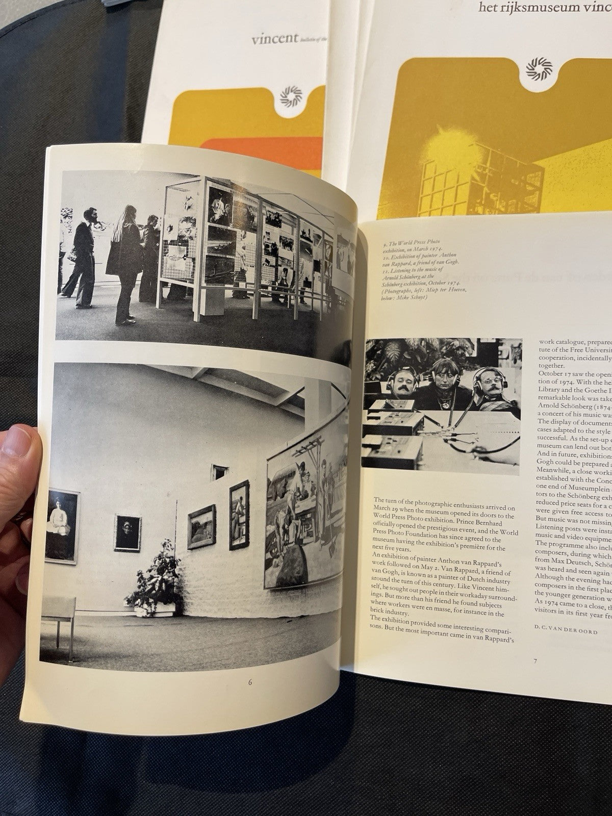 Vincent: Bulletin of the Rijksmuseum Vincent van Gogh 6 Issues 1970-74