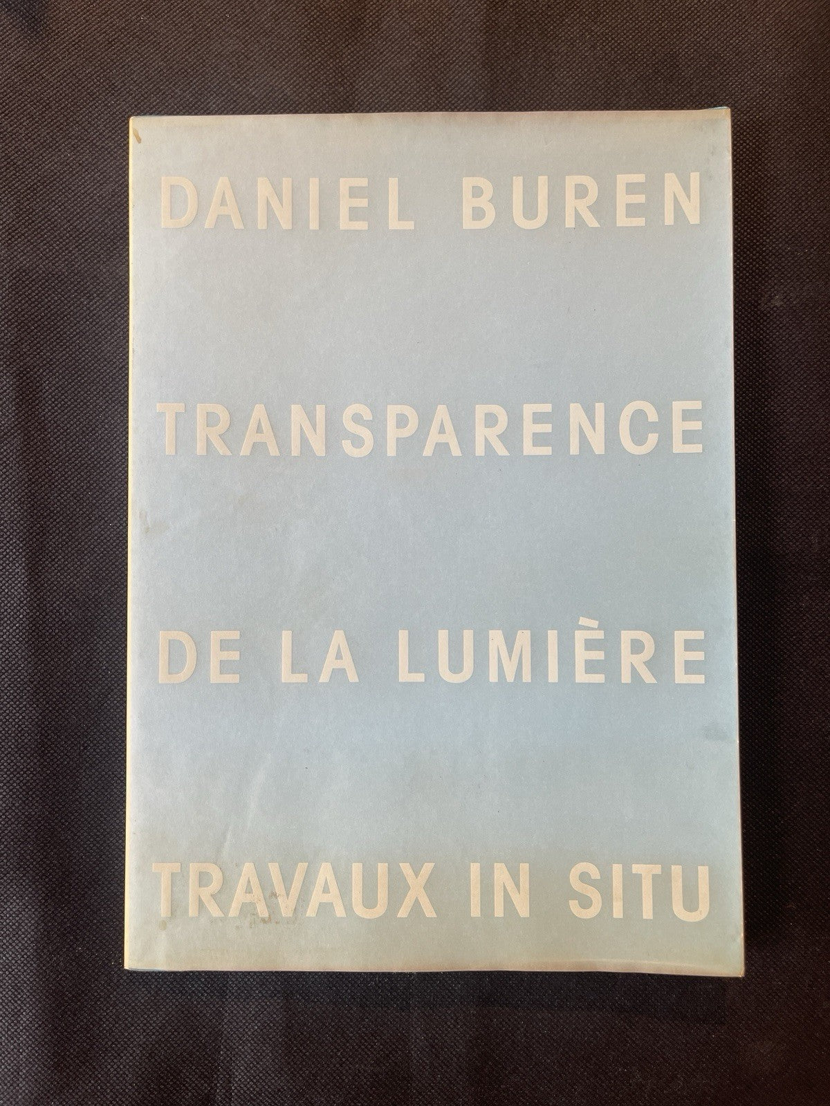 Daniel Buren — Transparence de la Lumière: Travaux In Situ