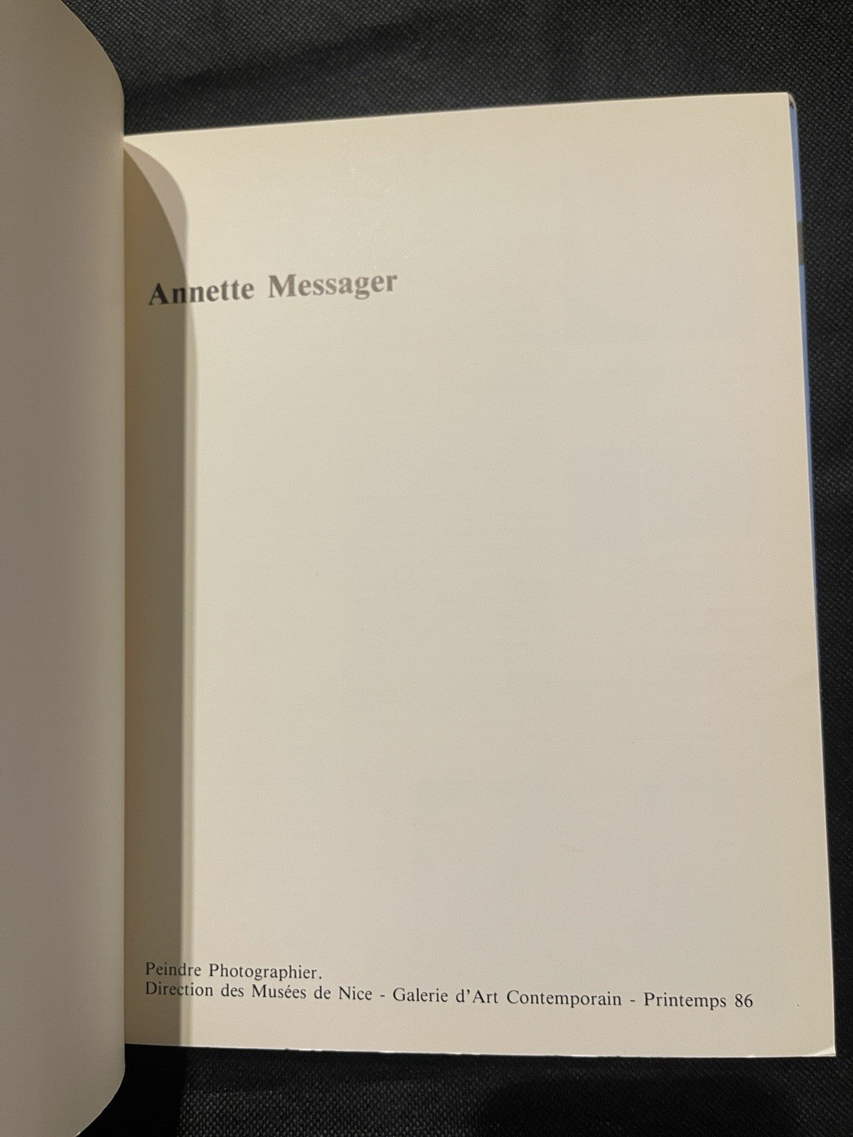 Annette Messager – Peindre Photograpier (Galerie d’Art Contemporain)