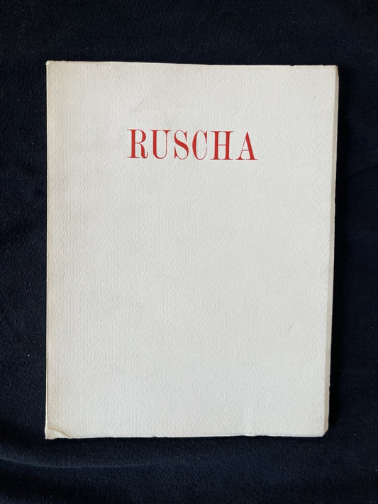 EDWARD RUSCHA - FIRST EDITION ALEXANDRE IOLAS GALLERY EXHIBITION CATALOGUE