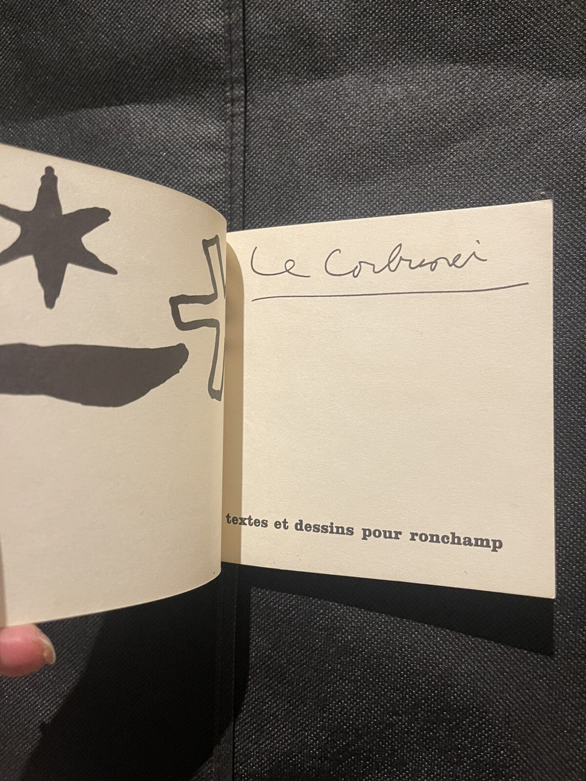 Le Corbusier Textes Et Dessins Pour Ronchamp 1982 original french ed. Notre Dame