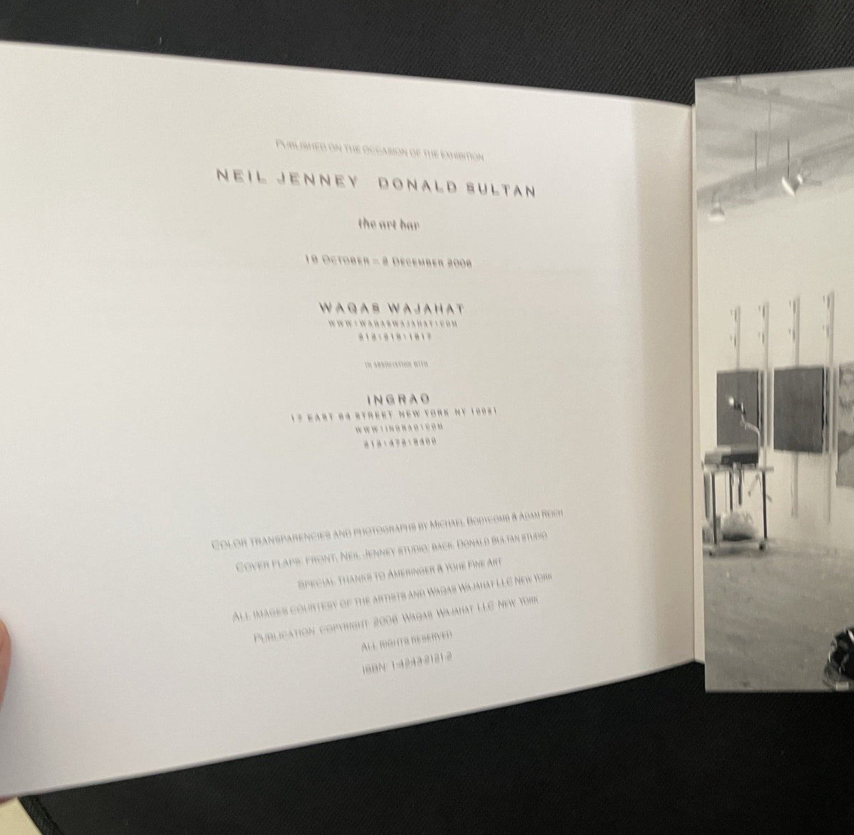 NEIL JENNEY DONALD SULTAN The Art Bar   2006 ART EXHIBITION CATALOGUE