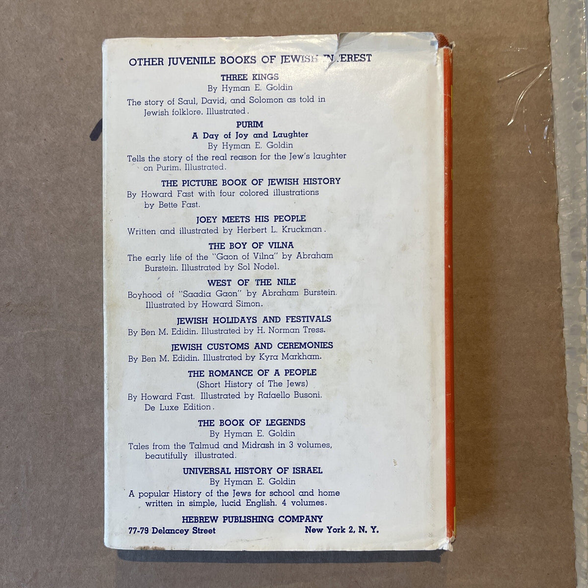 The Magic Ring and other Medieval Jewish Tales (Hyman E. Goldin 1946) (ID:54896)