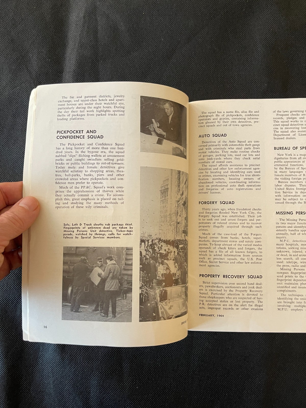 Self Portrait NYPD Rare Cool Vintage Pamphlet 1964