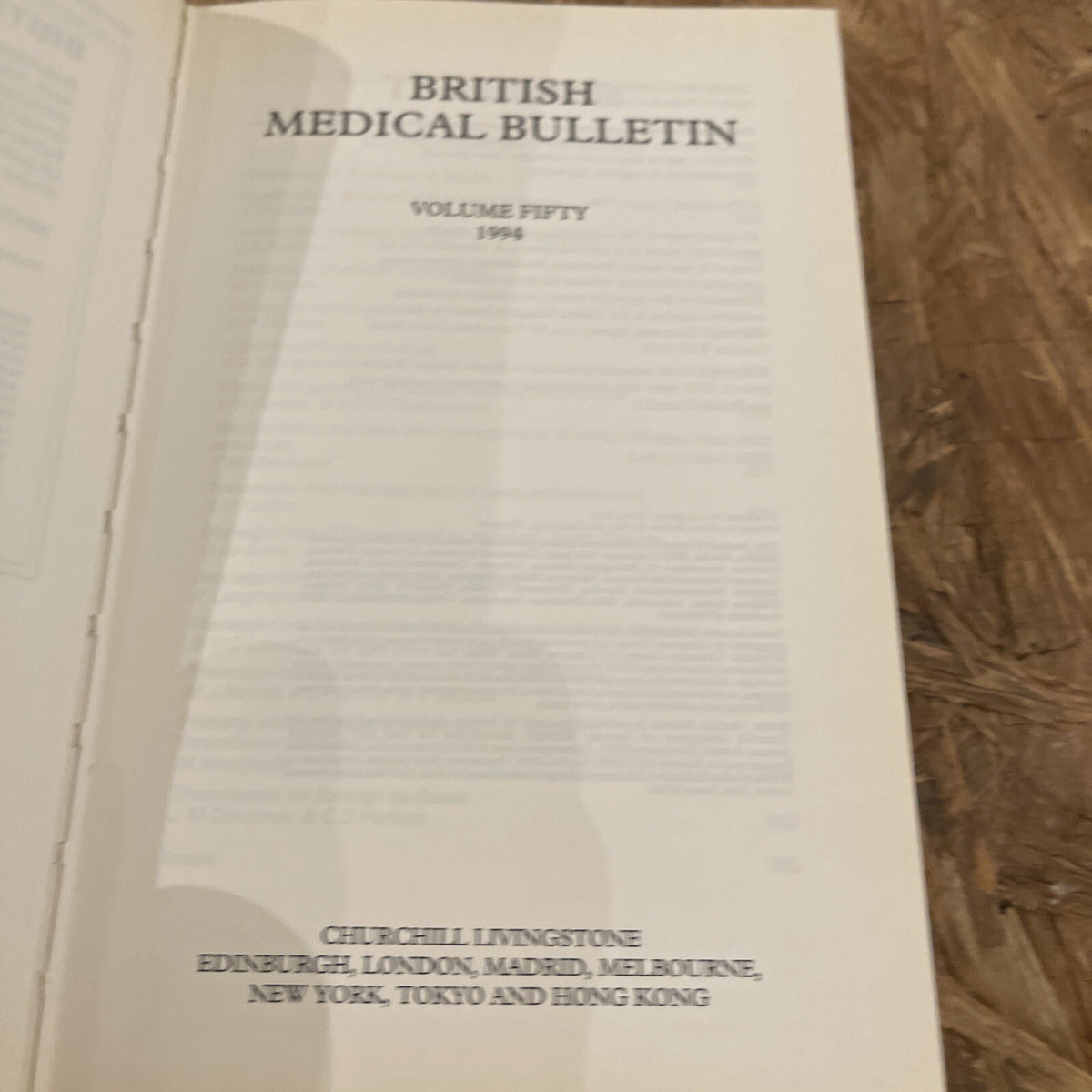 Thrombosis By T W Meade British Medical Bulletin