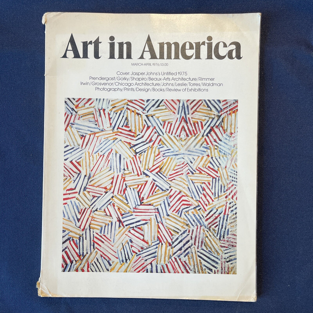 ART IN AMERICA Mar 1976 Jasper Johns Prendergast Gorky Rockwell Kent Loewy Irwin