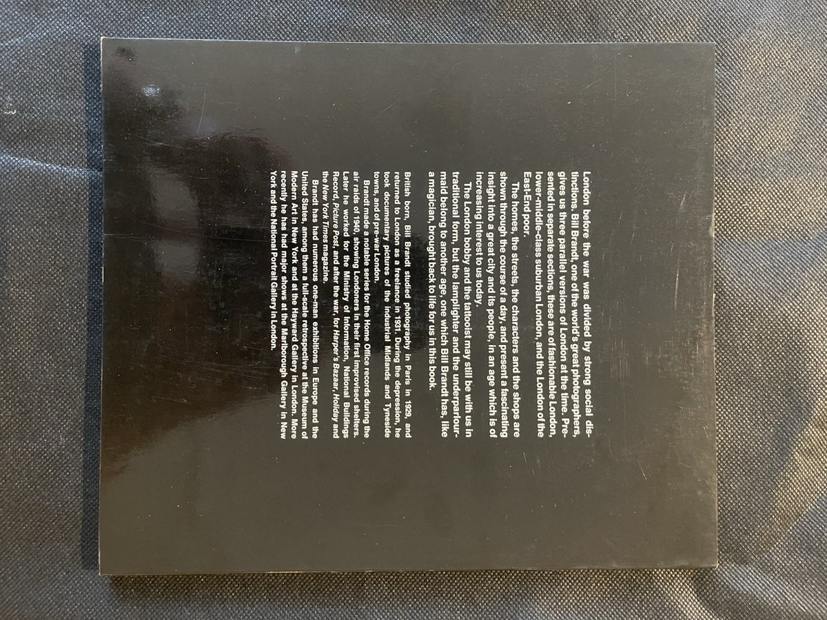 London in the Thirties by Bill Brandt Softcover 1st Ed.  1983 VG+