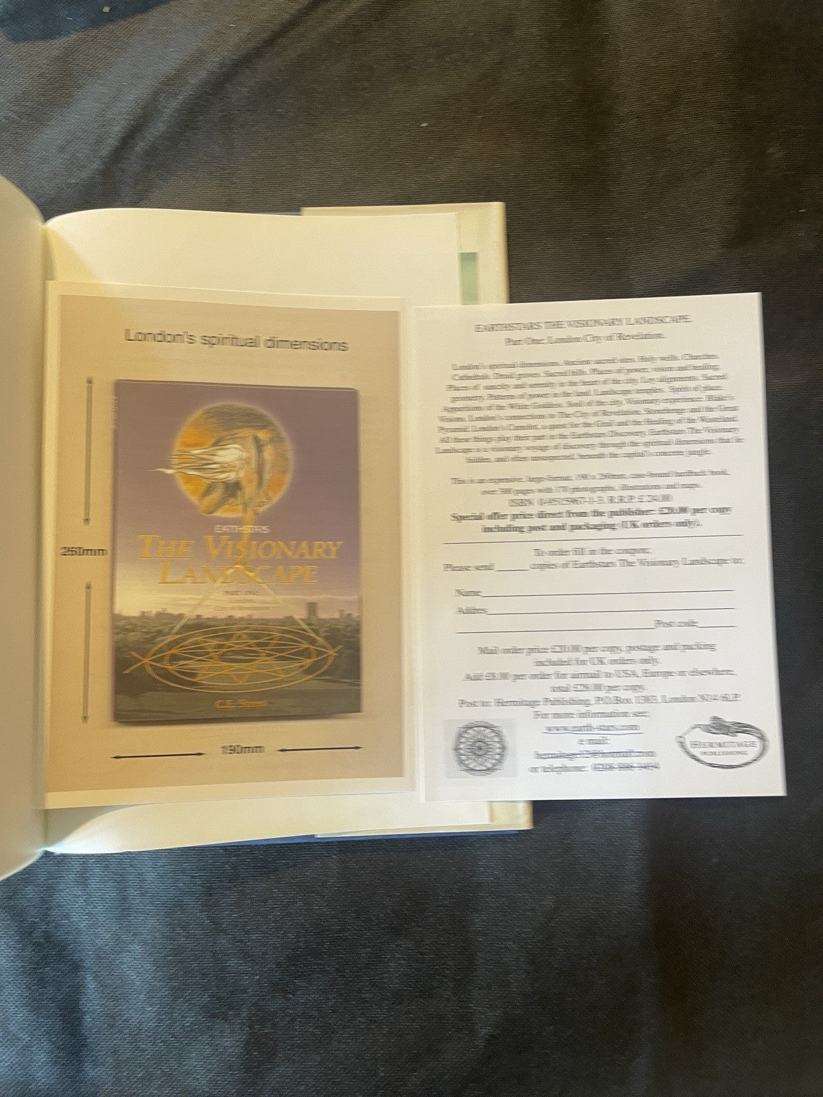 Christopher E. Street Earthstars London City of Revelation HC Illus Signed