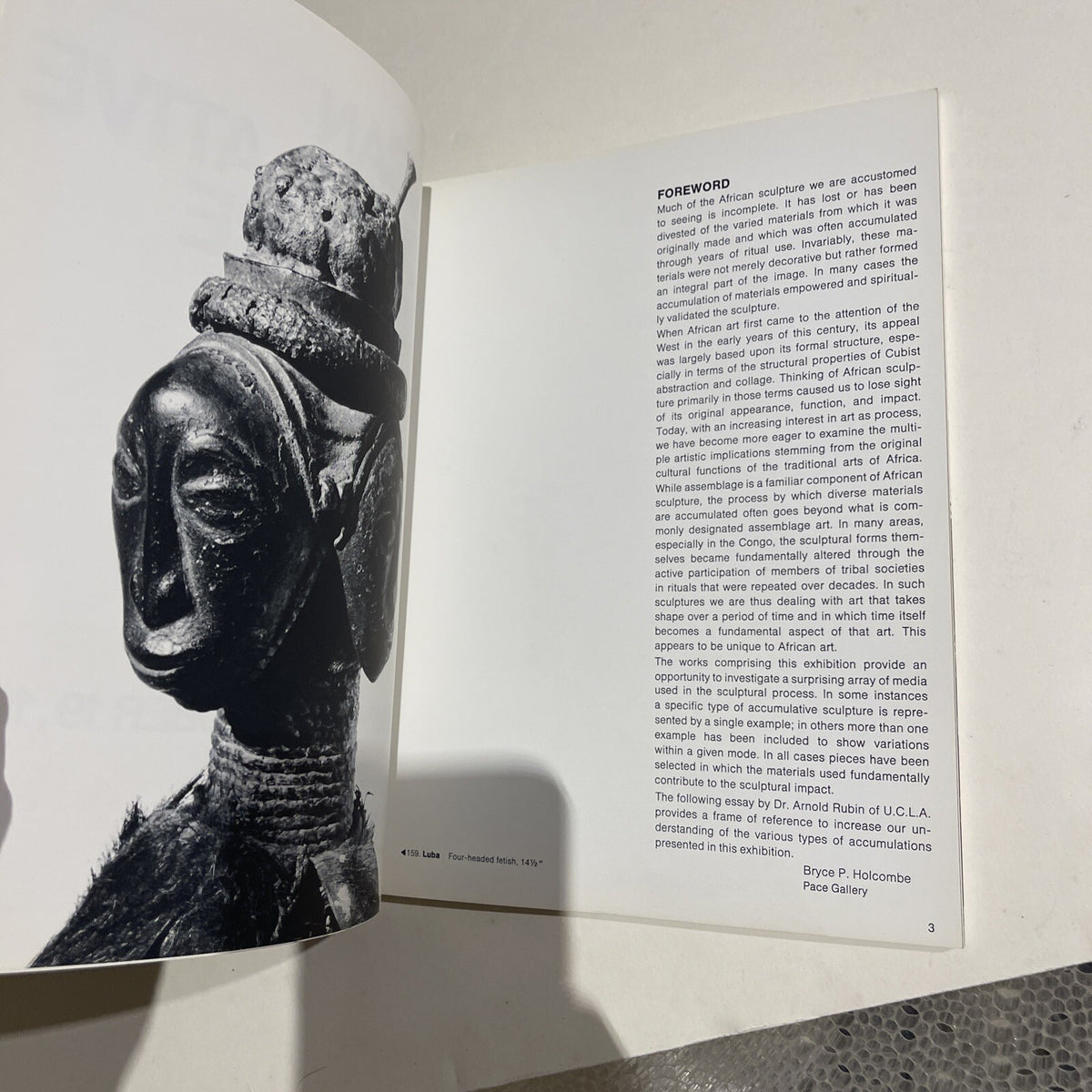 African Accumulative Sculpture - The Pace Gallery - NYC - September 21, 1974