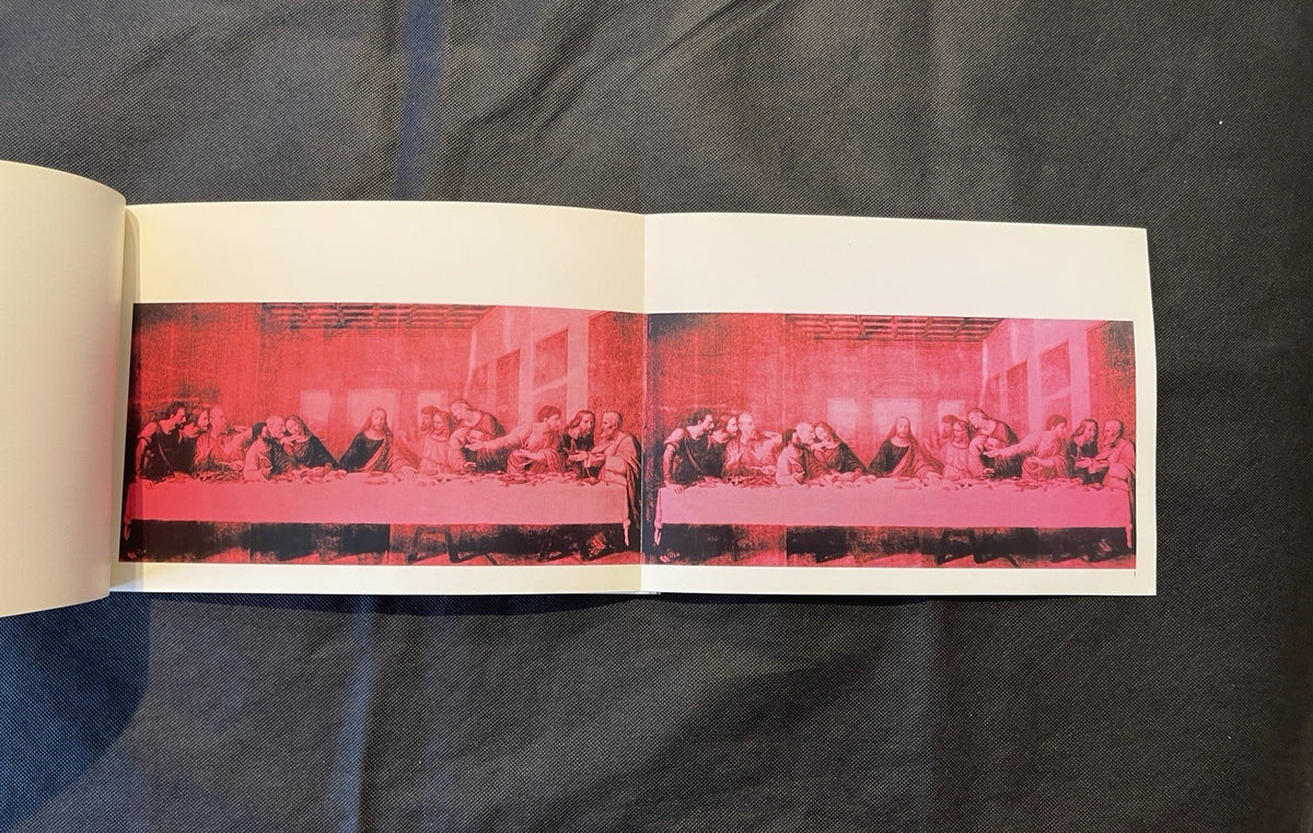 Warhol Il Cenacolo Andy Warhol Exhibition Catalog PB Italian Illustrated 1987