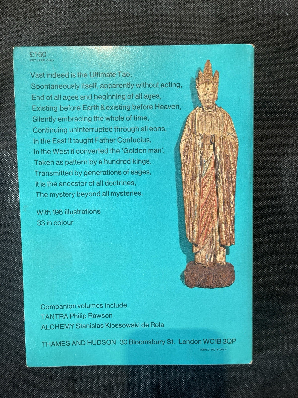 TAO: Chinese Philosophy of Time & Change, Rawson & Legeza, 1973 PB Illus