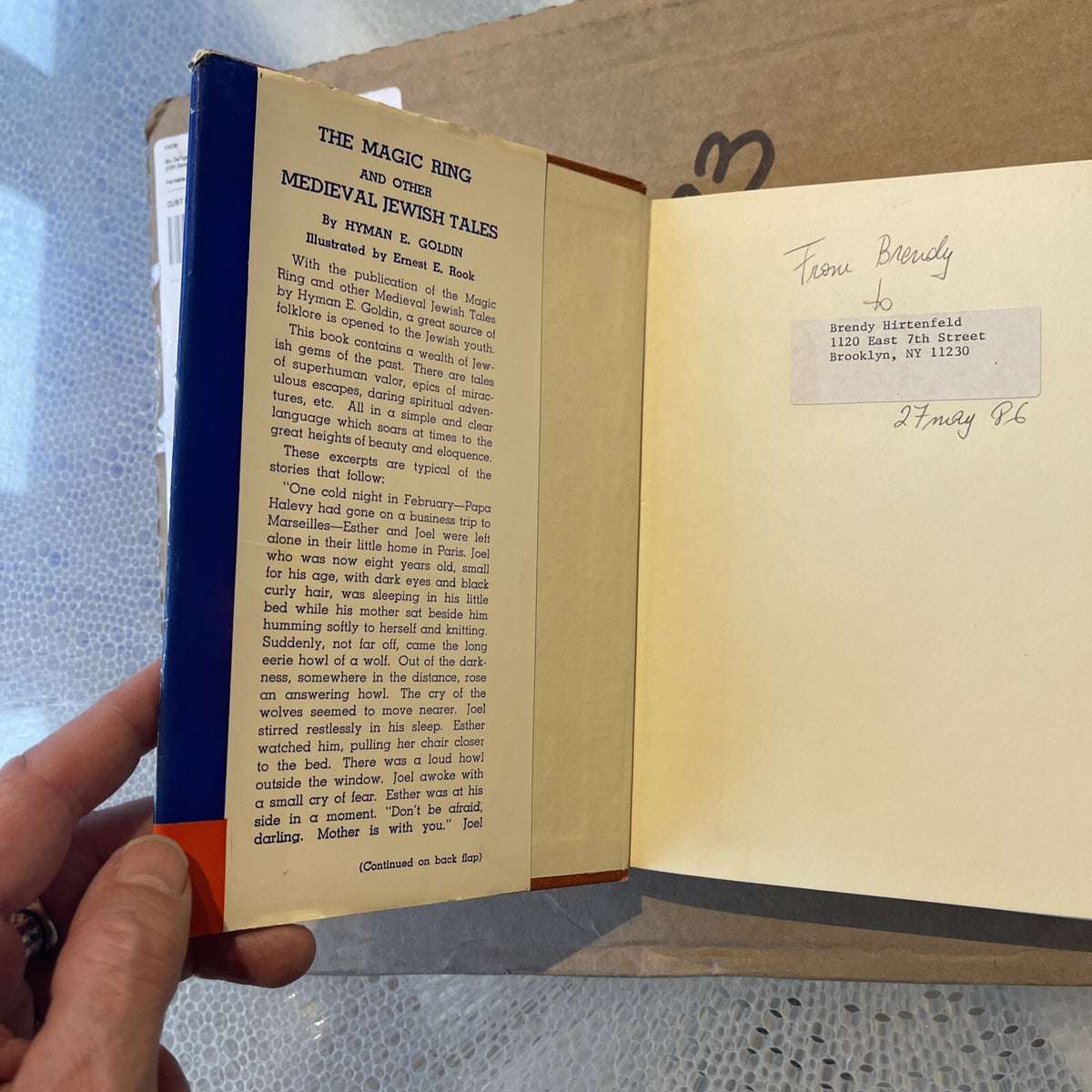 The Magic Ring and other Medieval Jewish Tales (Hyman E. Goldin 1946) (ID:54896)
