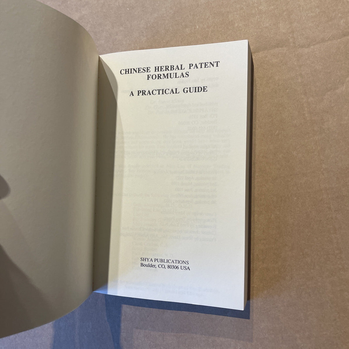 Chinese herbal patent formulas-A practical guide - Jake Fratkin.