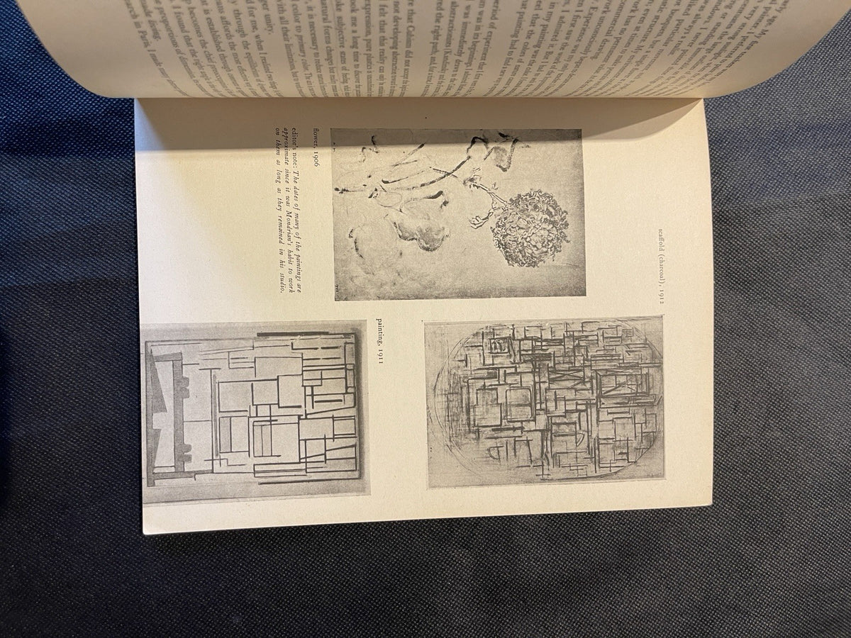 Piet Mondrian Plastic Art and Pure Plastic Art Softcover Illus Wittenborn 1951