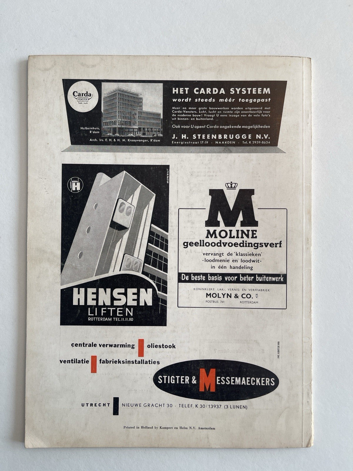 FORUM – RARE! March 1958 Dutch Architecture & Design Mag RIetveld Corbusier