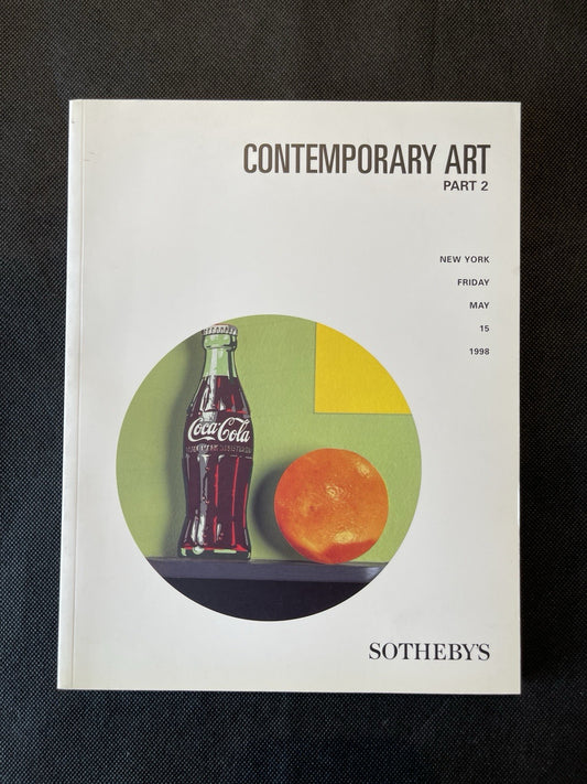 Sotheby�s Contemporary Art Part II Catalog, 15 May 1998