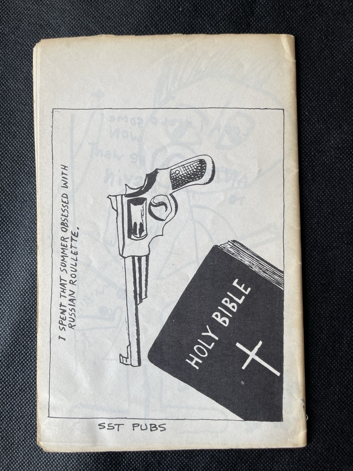 Raymond Pettibon Zine “The Bible, the Bottle, and the Bomb” 267/400