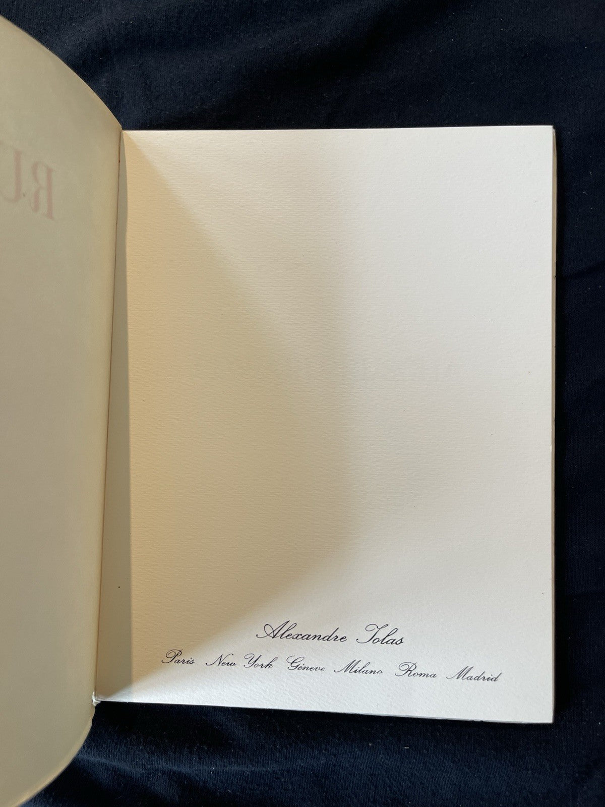 EDWARD RUSCHA - FIRST EDITION ALEXANDRE IOLAS GALLERY EXHIBITION CATALOGUE