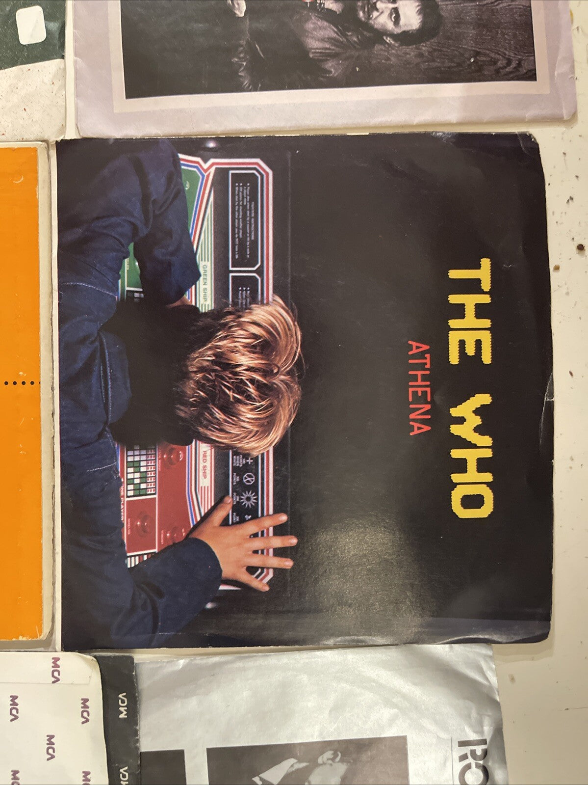 The Who – Athena And 14 Other 7" Vinyl & Picture Sleeves Elton John And More