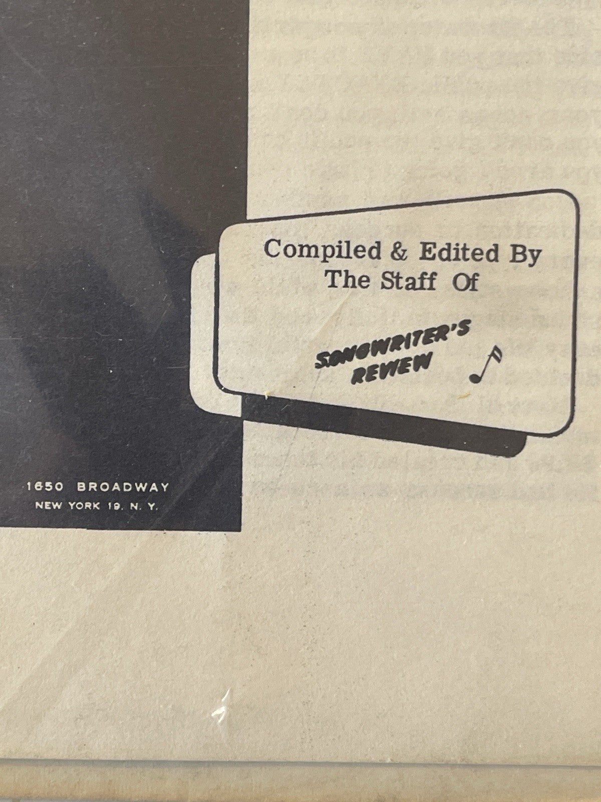 Songwriter's Review Pop Song Book Lot: Make Money, Pop Terms, Songsharks Vintage