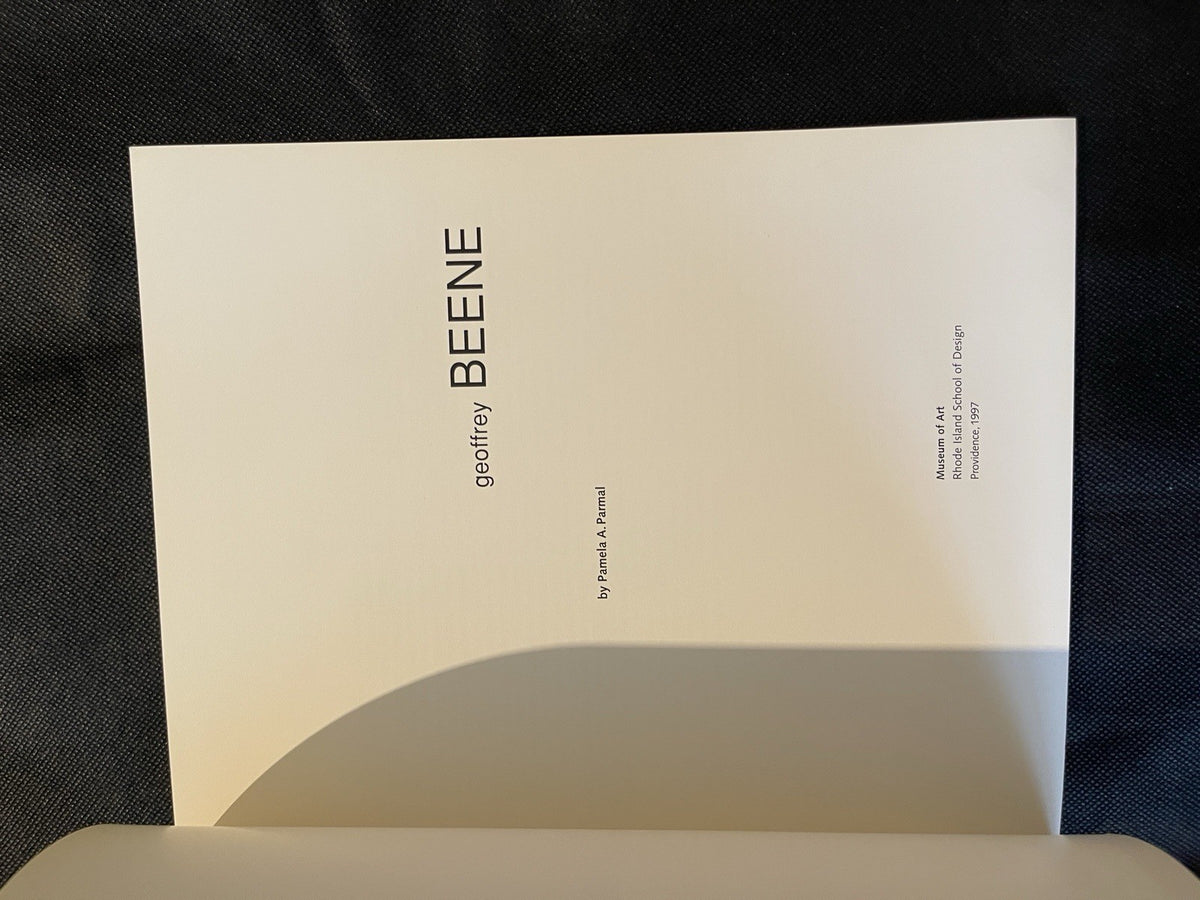 GEOFFREY BEENE autograph book Fashion Exhibition catalog 1997 signed NYC