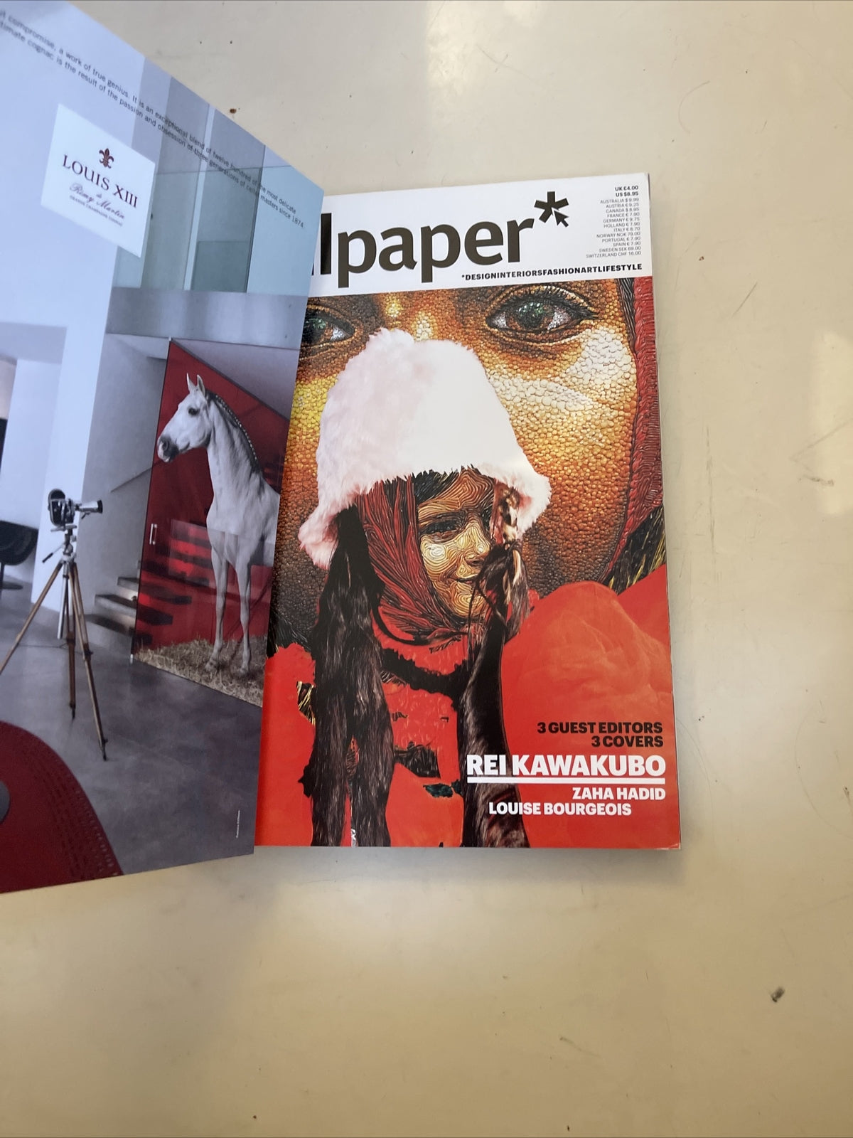 Rei Kawakubo Zaha Hadid Joan Miro Helmut Lang Roni Horn WALLPAPER MAGAZINE Lotus