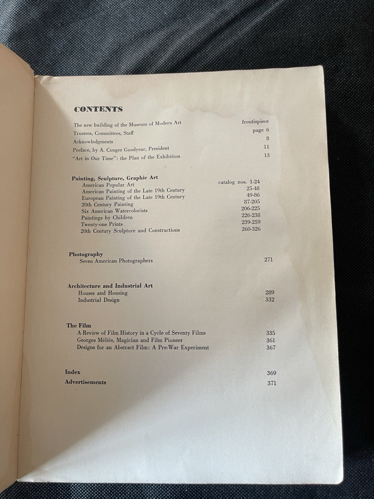 Museum of Modern Art Art in Our Time 10th Anniversary Exhibition Catalog 1939